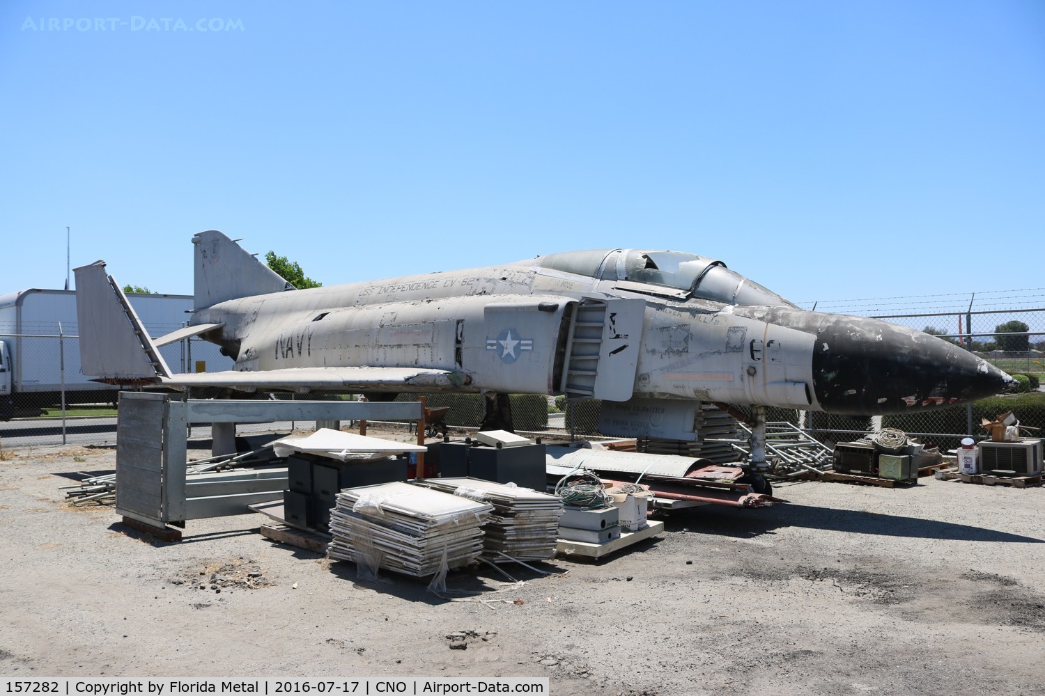 157282, McDonnell F-4J Phantom II C/N 3816, F-4J Phantom II used as a movie prop at one time