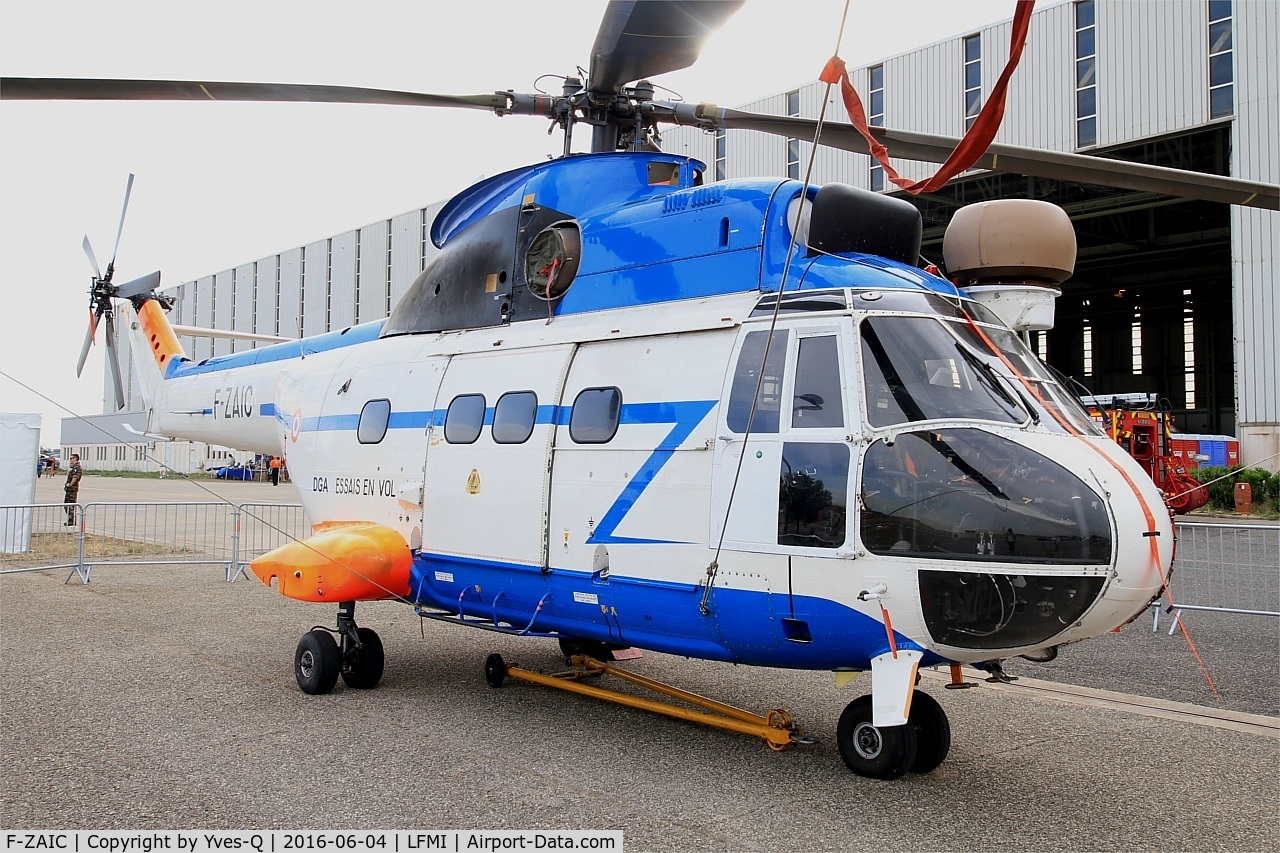 F-ZAIC, Aerospatiale SA-330BA Puma C/N 1184, Aerospatiale SA 330Ba, Preserved at Istres-Le Tubé Air Base 125 (LFMI-QIE) Open day 2016
