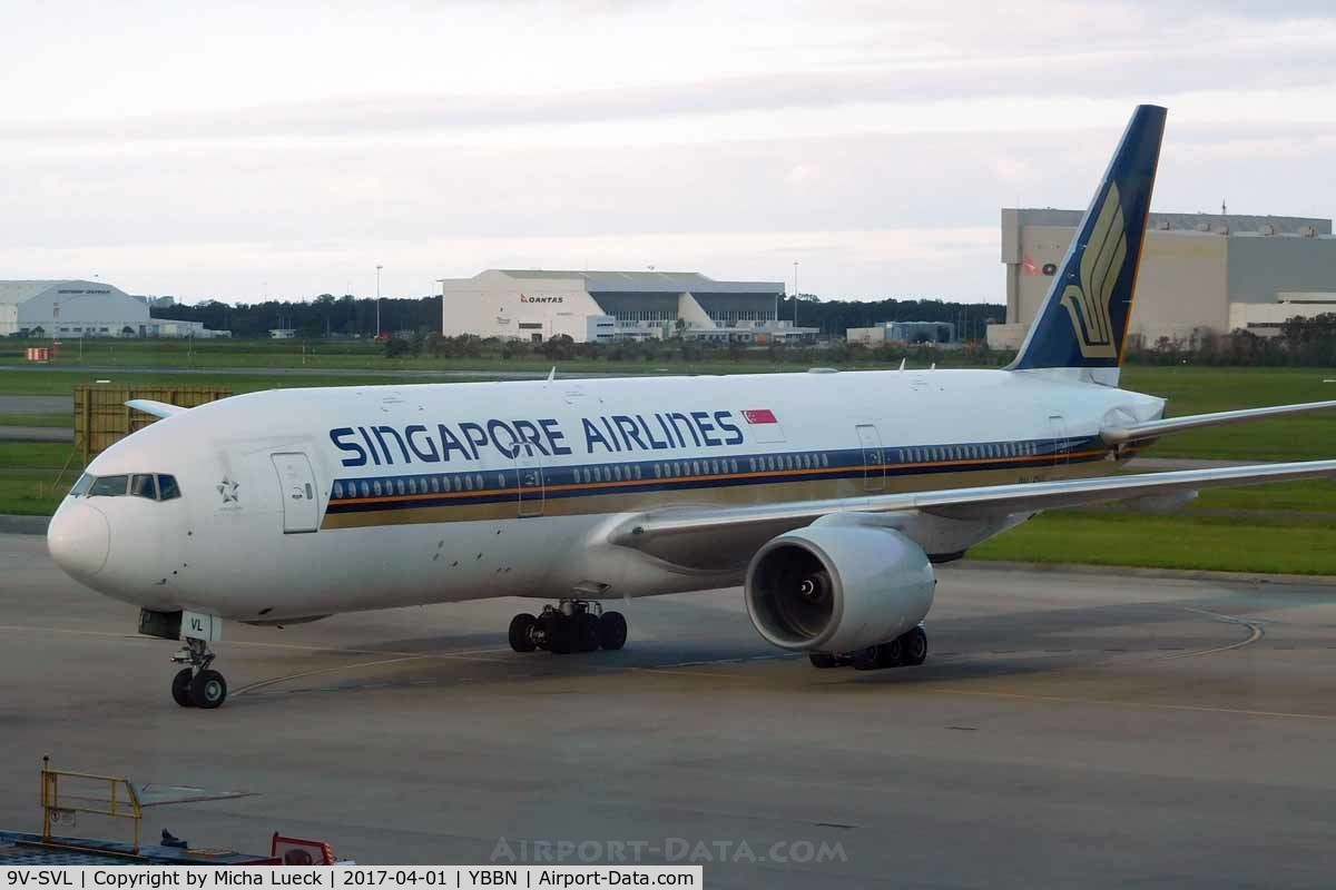 9V-SVL, 2002 Boeing 777-212/ER C/N 32336, At Brisbane