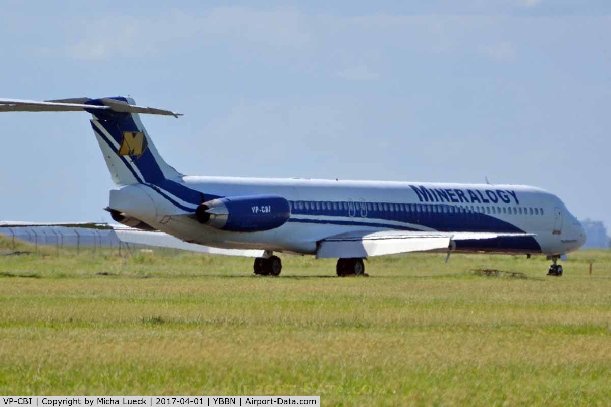 VP-CBI, 1997 McDonnell Douglas MD-82 (DC-9-82) C/N 53581, At Brisbane