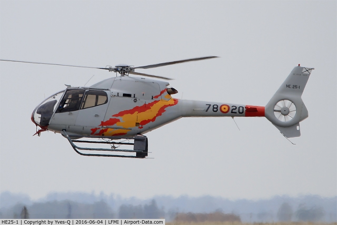 HE25-1, 2000 Eurocopter EC-120B Colibri C/N 1115, Spanish ASPA Team Eurocopter EC-120B Colibri, On display, Istres-Le Tubé Air Base 125 (LFMI-QIE) open day 2016