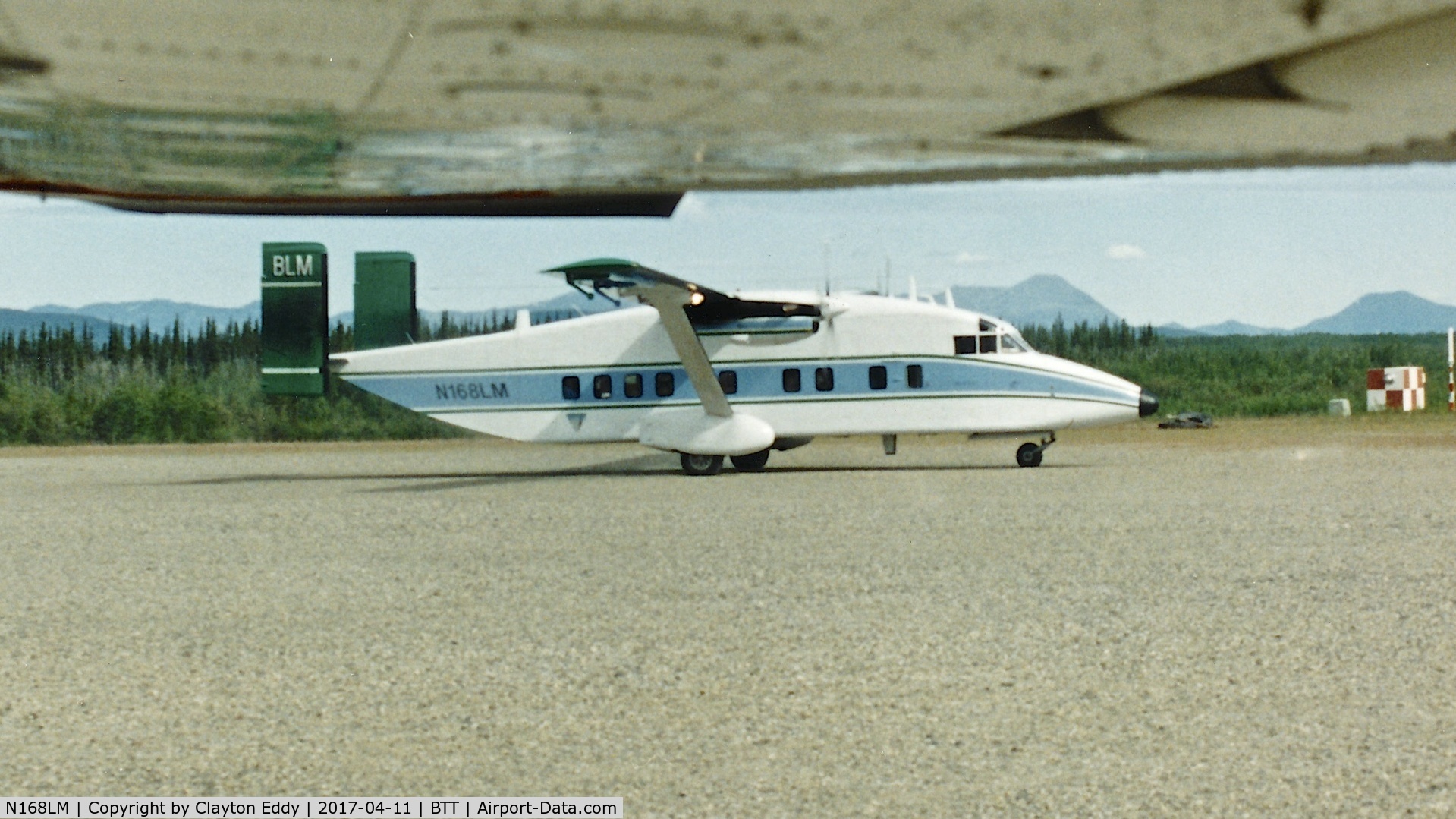 N168LM, 1985 Short C-23A Sherpa C/N SH3104, Bettles Airport mid 90's