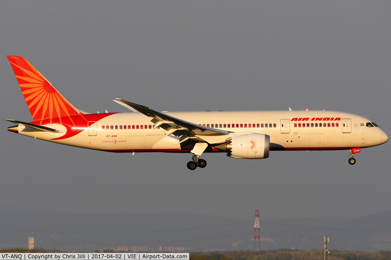 VT-ANQ, 2014 Boeing 787-8 Dreamliner C/N 36288, Air India