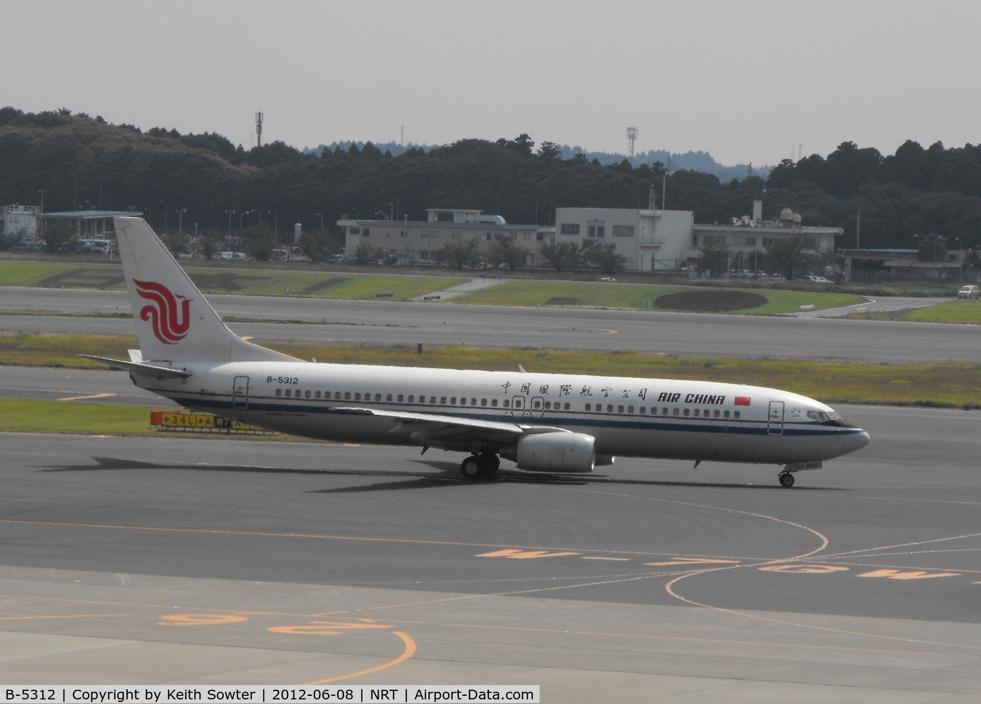 B-5312, 2007 Boeing 737-8Q8 C/N 29374, Taxying for departure