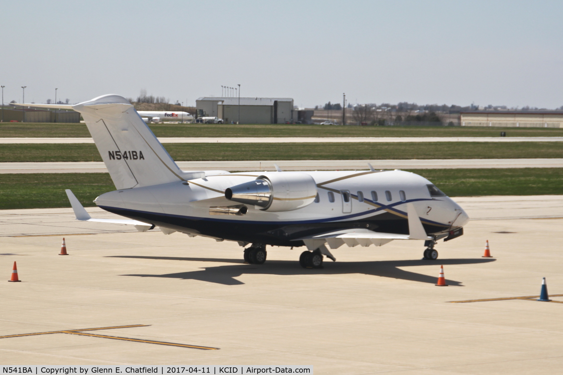 N541BA, 2015 Bombardier Challenger 650 (CL-600-2B16) C/N 6060, Shot from an office of the control tower
