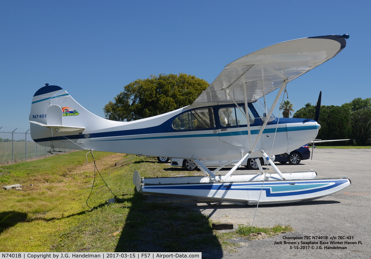 N7401B, 1956 Champion 7EC C/N 7EC-431, At F57.