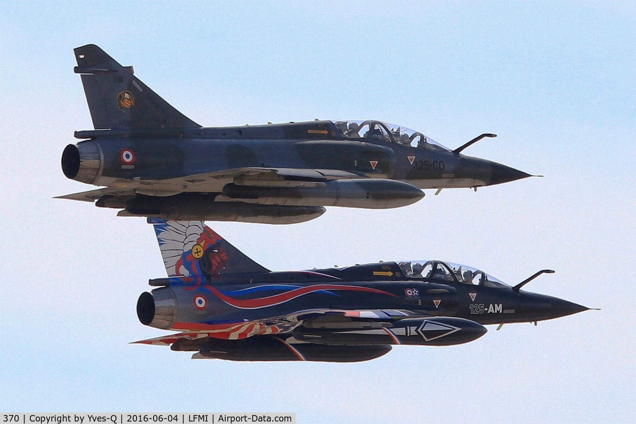 370, Dassault Mirage 2000N C/N 374, Dassault Mirage 2000N, Ramex Delta Tactical display, Istres-Le Tubé Air Base 125 (LFMI-QIE) open day 2016