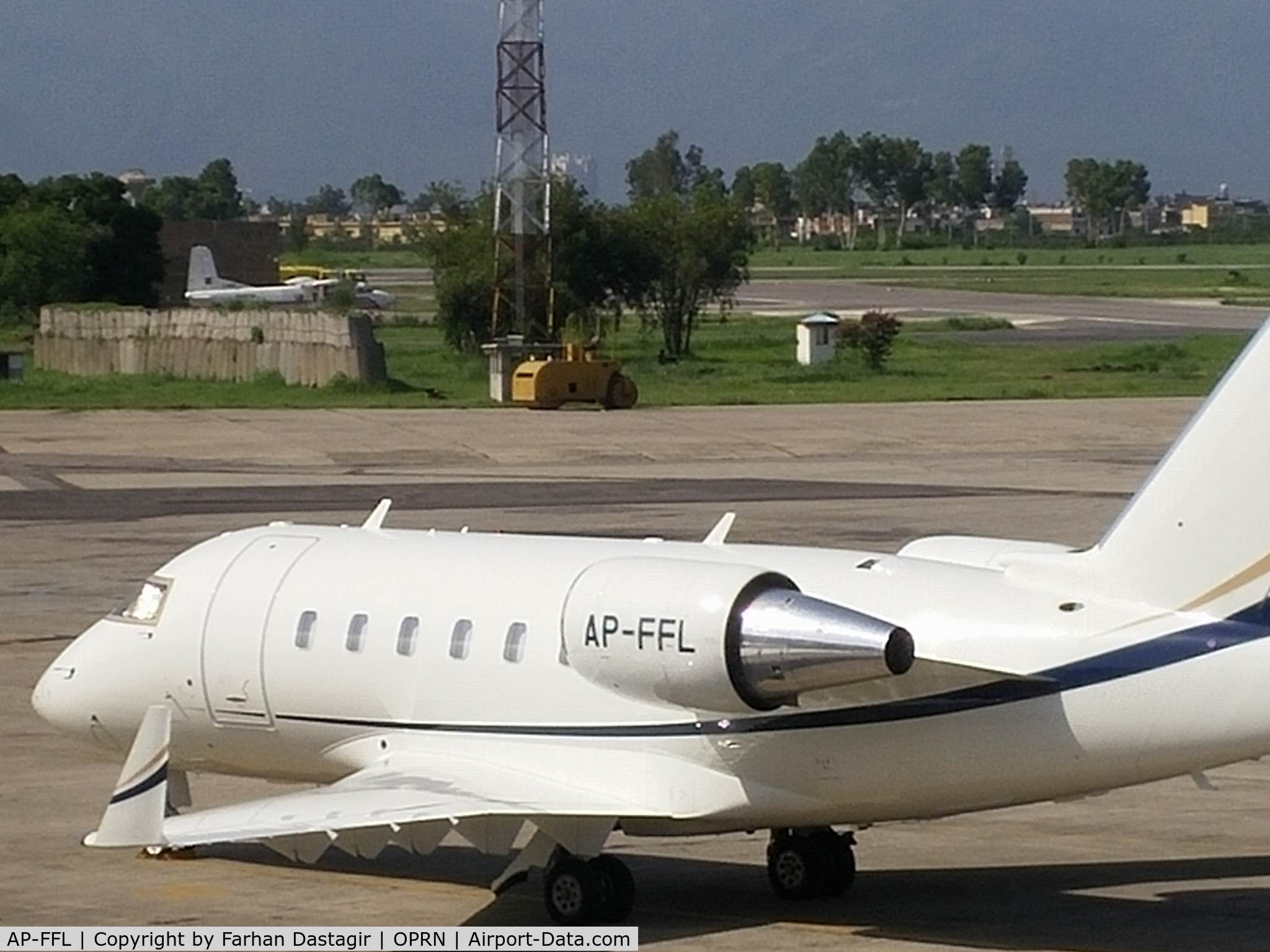 AP-FFL, 2011 Bombardier Challenger 605 (CL-600-2B16) C/N 5887, AP-FFL seen at Islamabad's Benazir Bhutto International Airport OPRN ISB