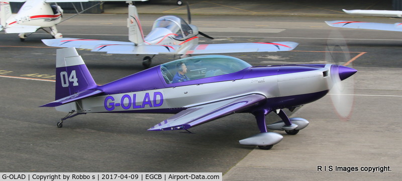 G-OLAD, 2007 Extra EA-300L C/N 1270, G-OLAD Extra 300L taken at Barton Aerodrome Greater Manchester England.