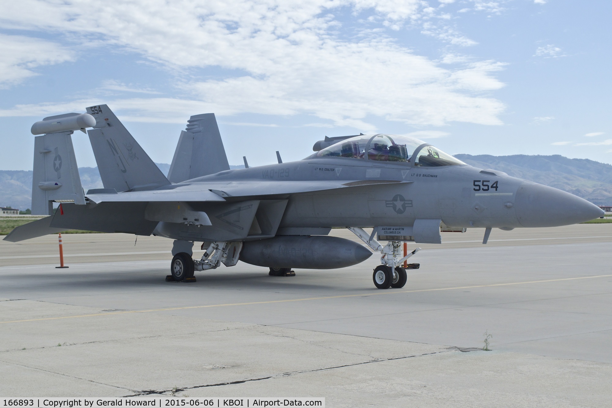 166893, Boeing EA-18G Growler C/N G-5, VAQ-129  “Vikings”, NAS Whidbey Island, WA.