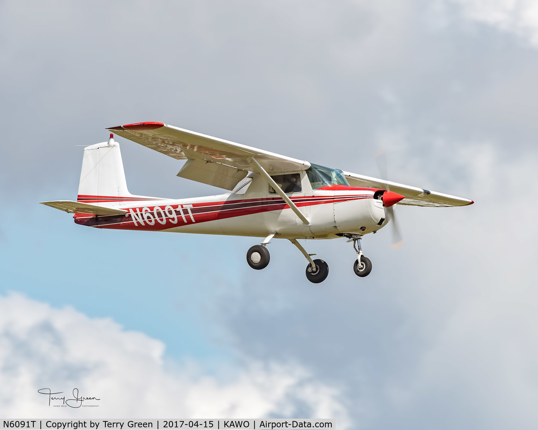 N6091T, 1964 Cessna 150E C/N 15060791, KAWO