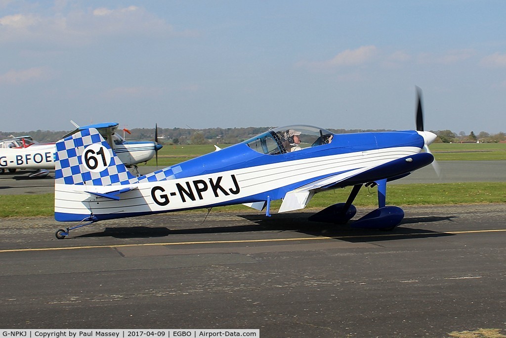 G-NPKJ, 1998 Vans RV-6 C/N PFA 181-13138, Visiting Aircraft. Carries number 61 on tail.