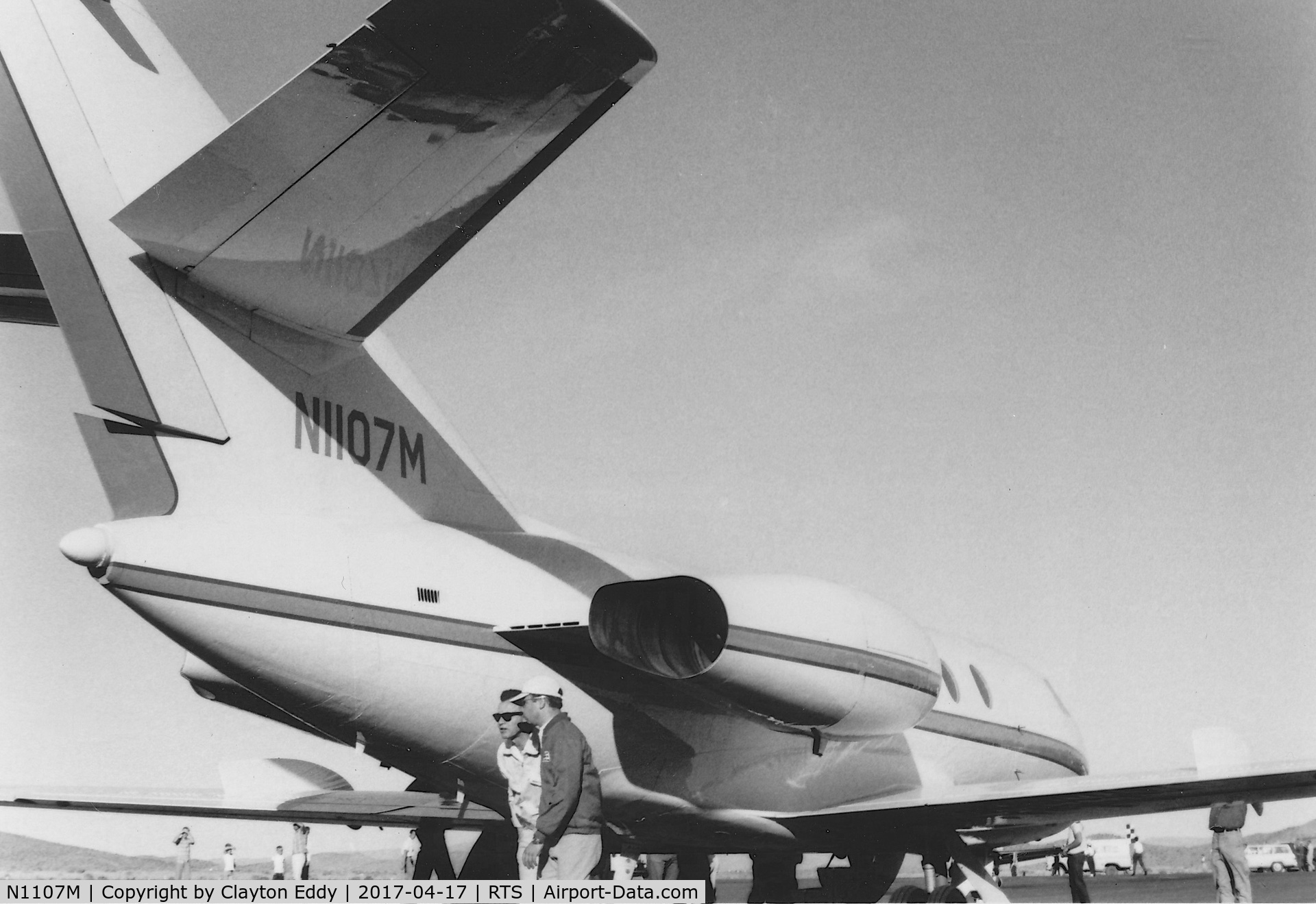 N1107M, 1966 Dassault Falcon (Mystere) 20C C/N 38, Reno Stead Airport 1966