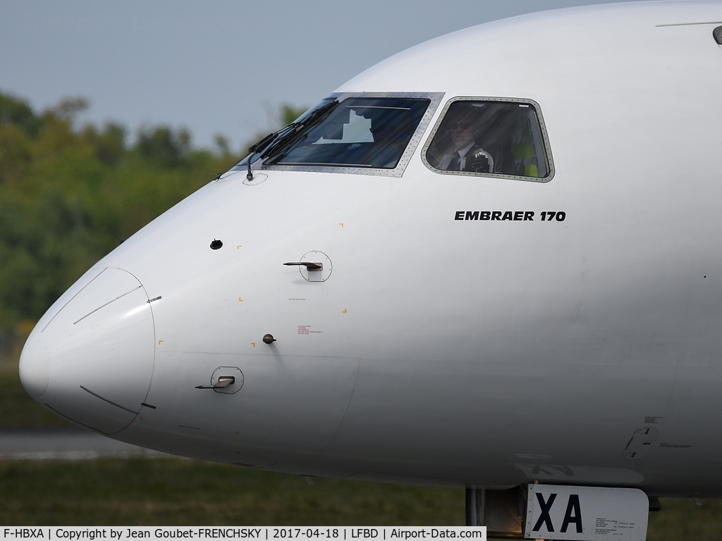 F-HBXA, 2008 Embraer 170LR (ERJ-170-100LR) C/N 17000237, A53256 to Lille