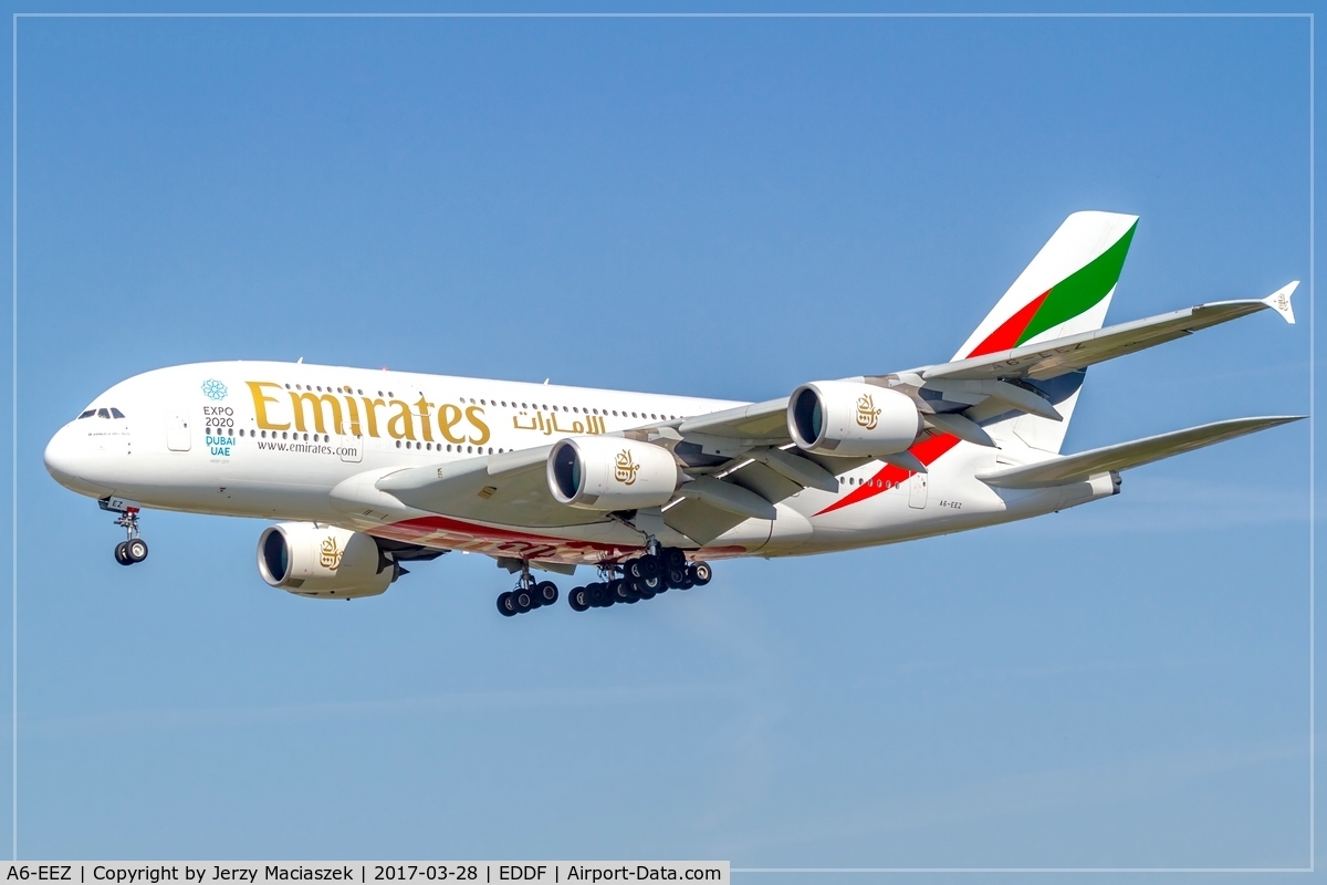 A6-EEZ, 2014 Airbus A380-861 C/N 158, Airbus A380-861