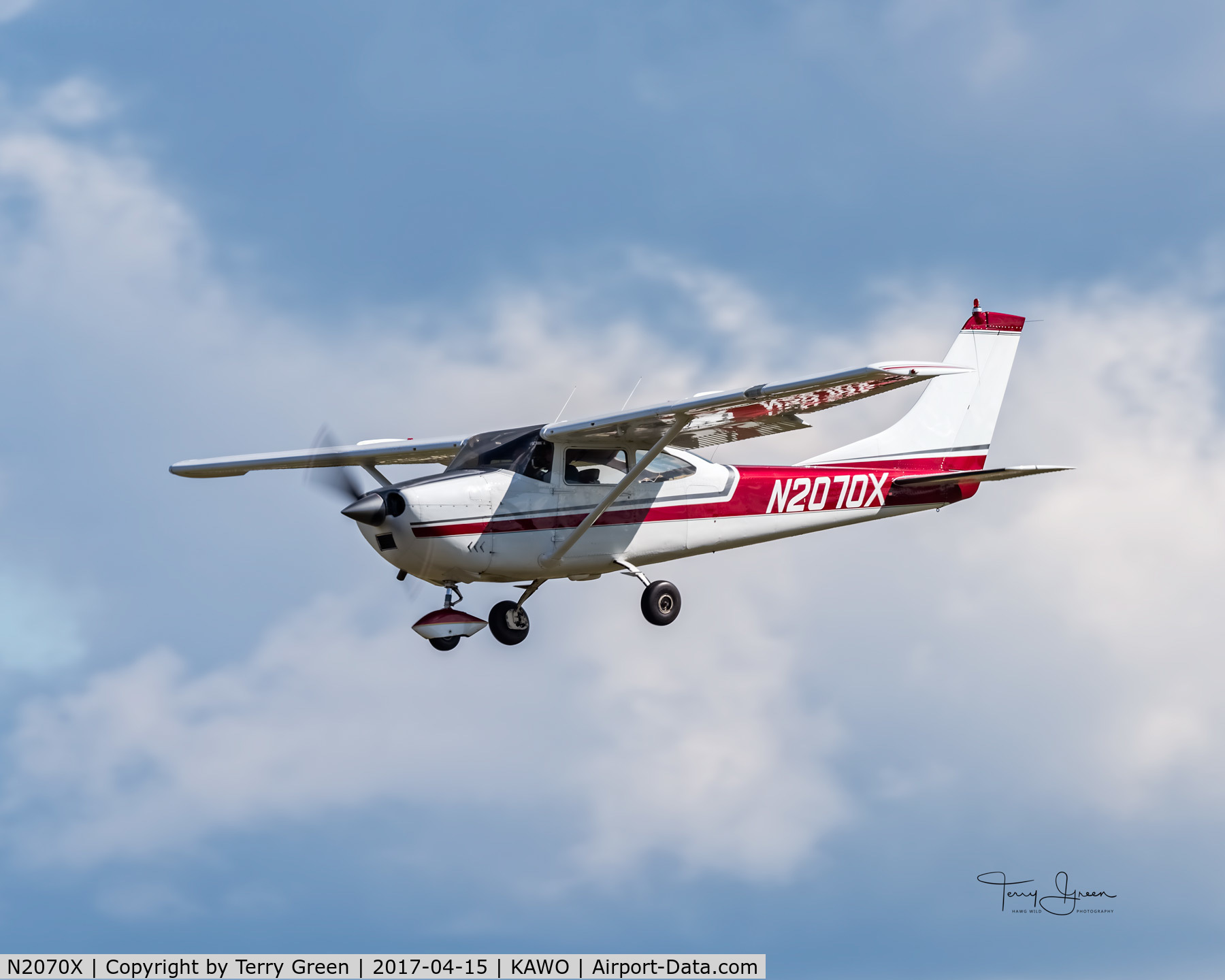 N2070X, 1965 Cessna 182H Skylane C/N 18256170, KAWO
