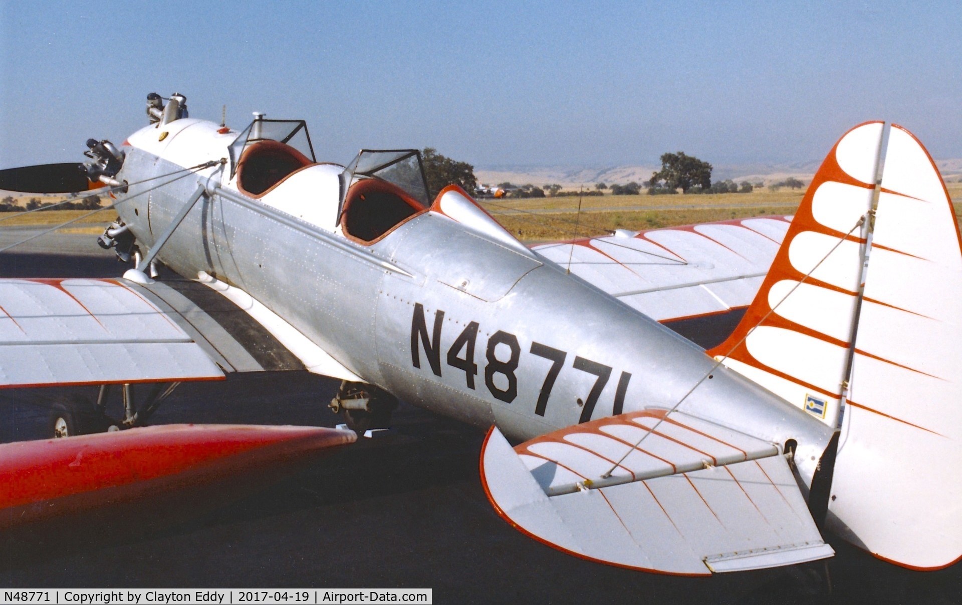 N48771, 1942 Ryan Aeronautical ST3KR C/N 1923, California July 1982