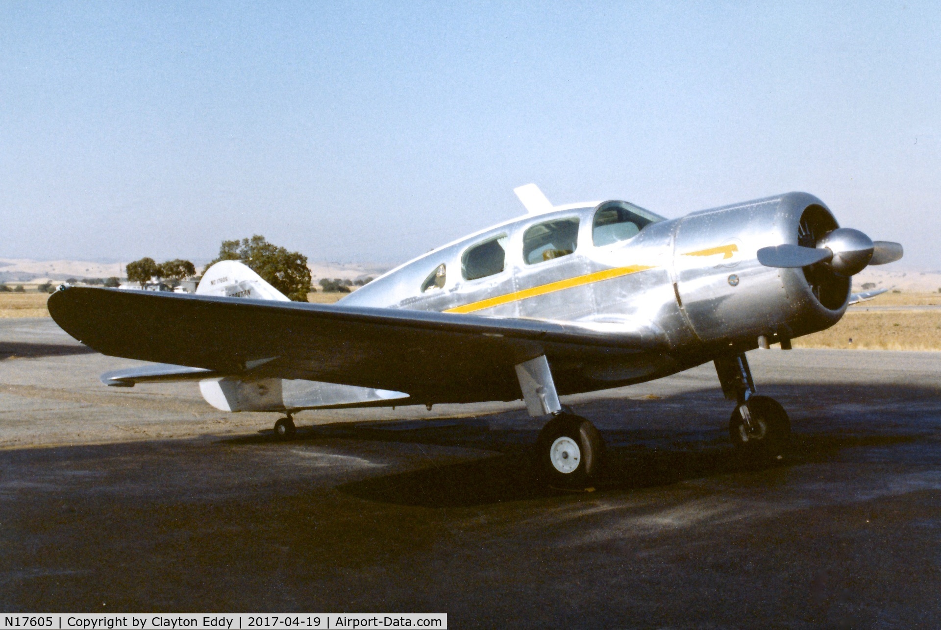 N17605, 1937 Spartan 7W Executive C/N 10, California July 1982.