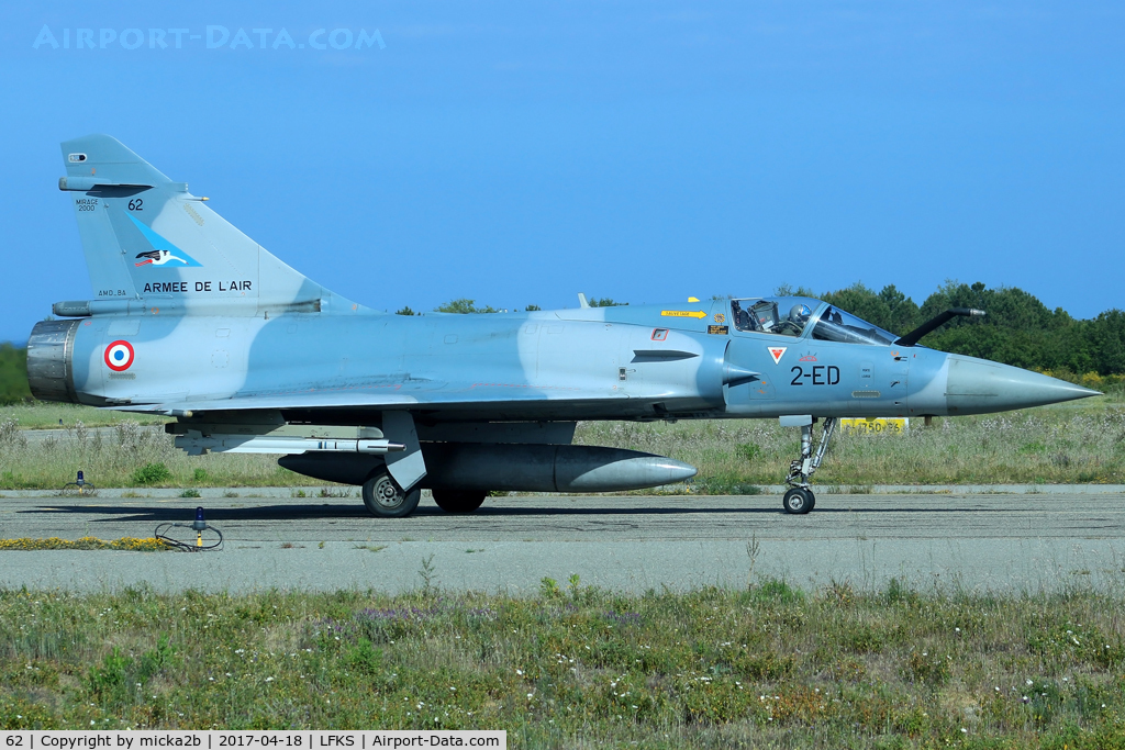 62, Dassault Mirage 2000-5F C/N 279, Now 2-ED