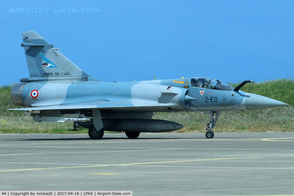 44, Dassault Mirage 2000-5F C/N 208, Now 2-EQ