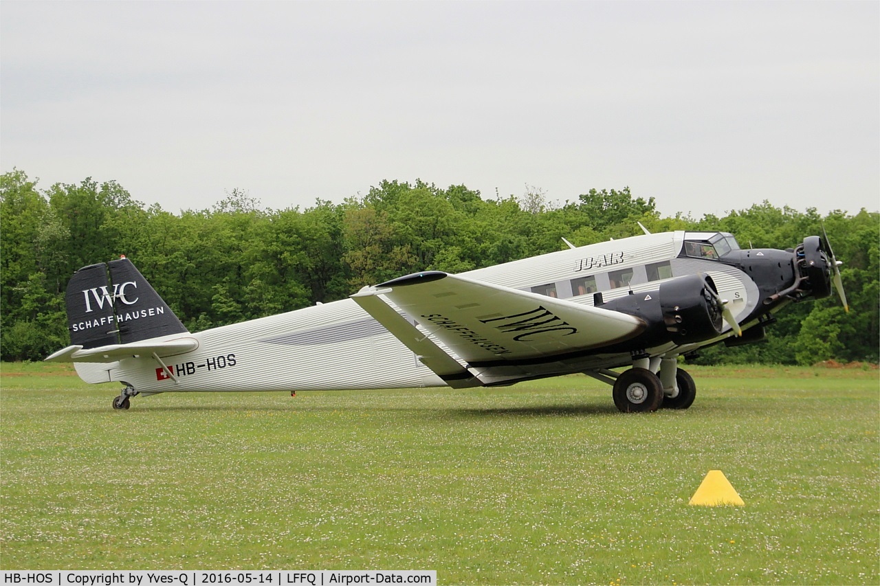 HB-HOS, 1939 Junkers Ju-52/3m g4e C/N 6580, Junkers Ju-52-3m g4e, Taxiing, La Ferté-Alais airfield (LFFQ) Air show 2016