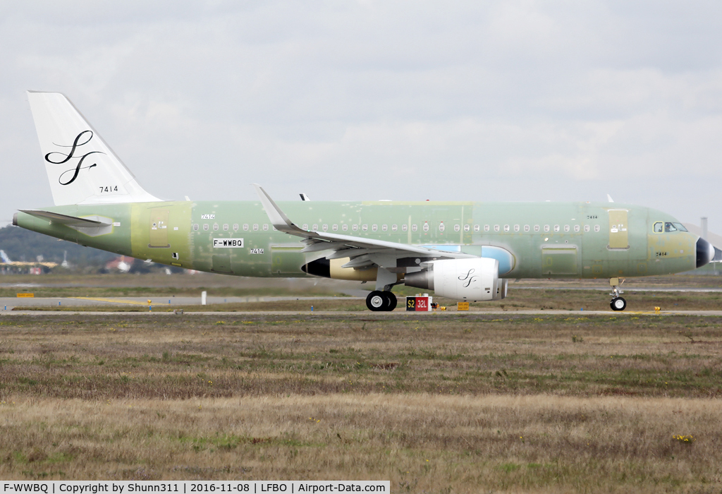 F-WWBQ, 2016 Airbus A320-214 C/N 7414, C/n 7414 - For Starflyer