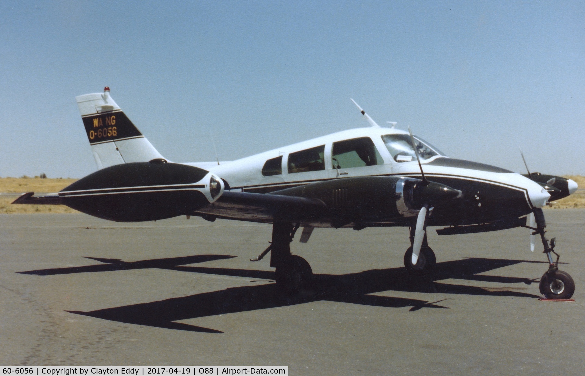 60-6056, 1960 Cessna U-3B (310M) C/N 310M-0011, Old Rio Vista Airport in California 1970's/1980's