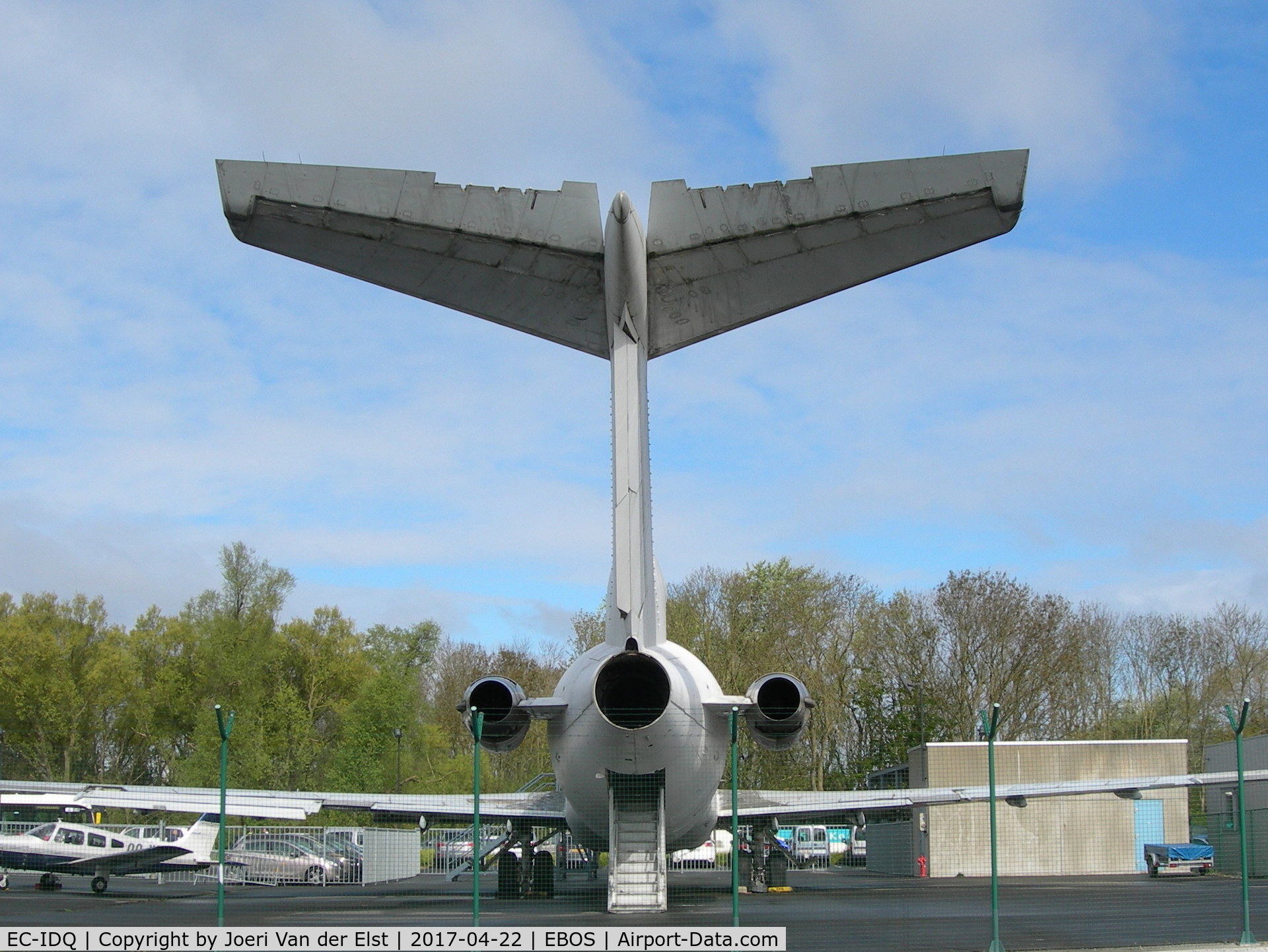 EC-IDQ, 1969 Boeing 727-223(F) C/N 19489, Vlaams Luchtvaartopleidingscentrum Oostende VLOC
