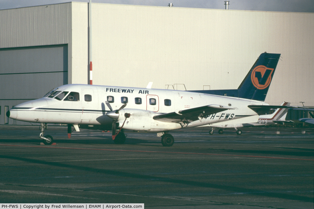 PH-FWS, 1980 Embraer EMB-110P1 Bandeirante C/N 110331, FREEWAY