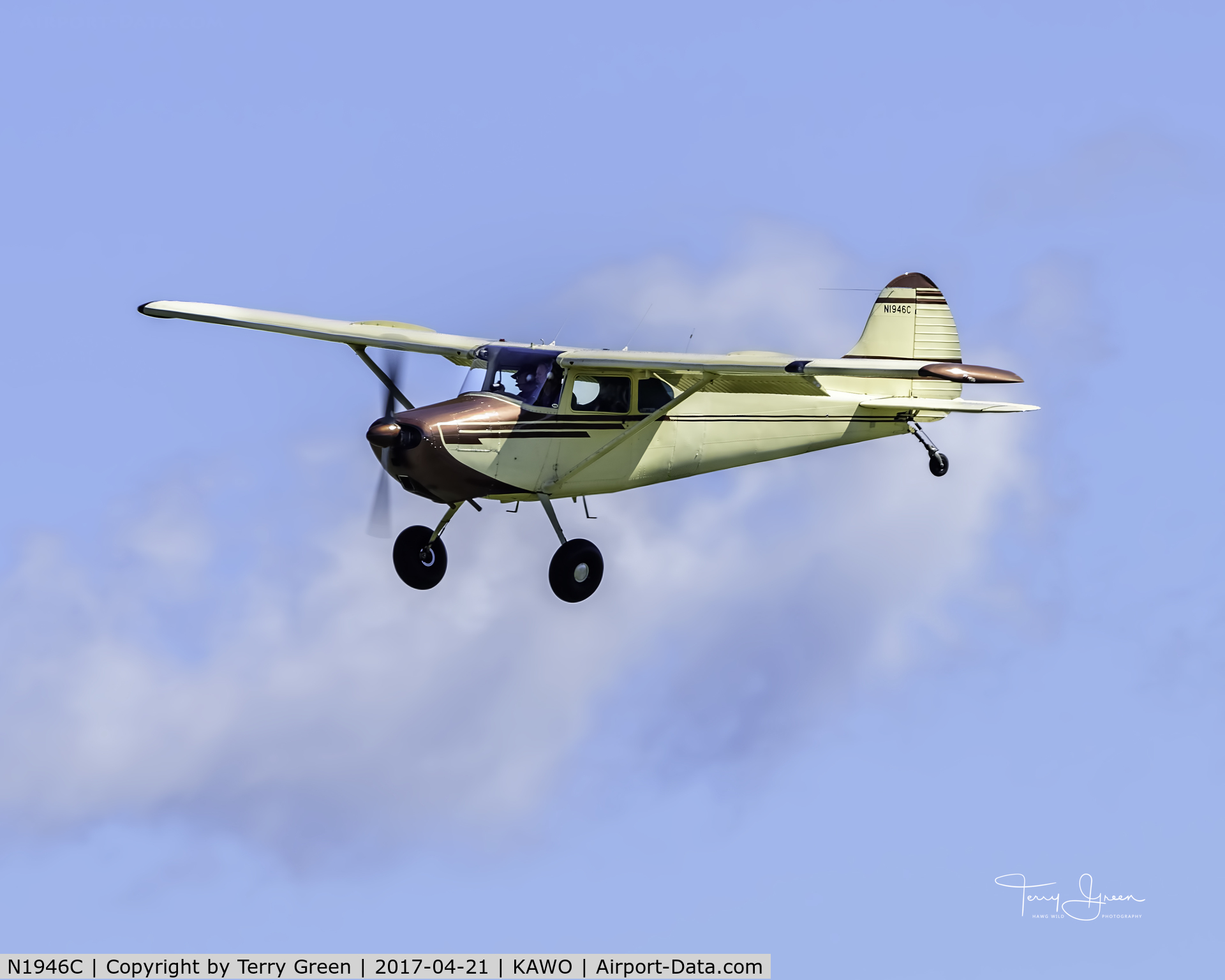 N1946C, 1953 Cessna 170B C/N 26091, KAWO