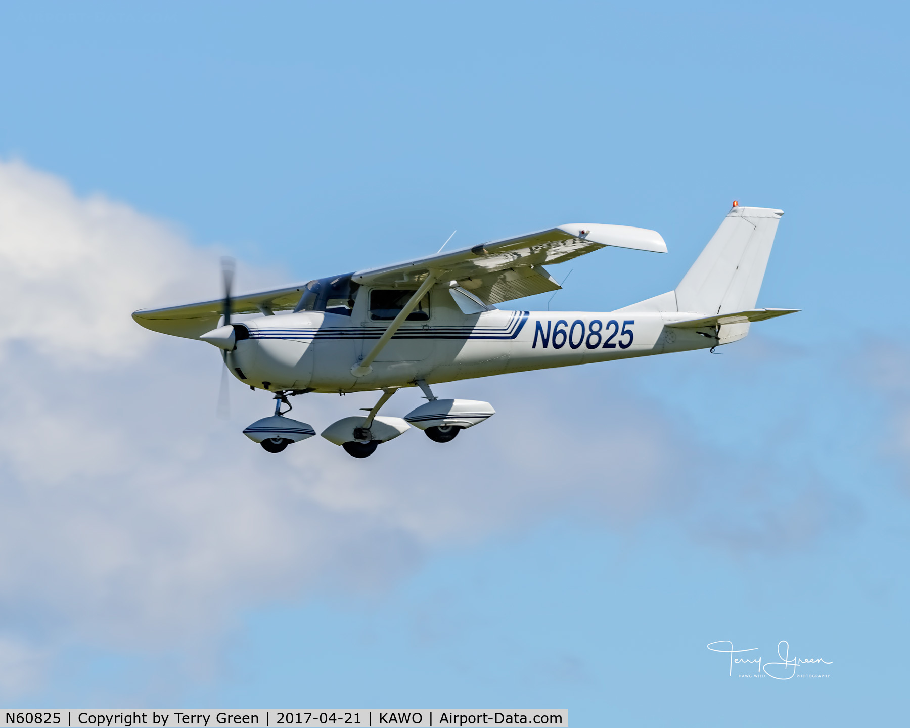 N60825, 1969 Cessna 150J C/N 15070603, KAWO