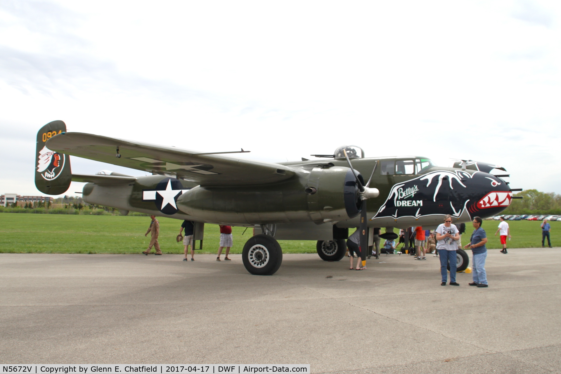 N5672V, 1945 North American B-25J Mitchell Mitchell C/N 108-47686, 75th Anniversary of the Doolittle Tokyo raid at Wright Field, WPAFB, OH