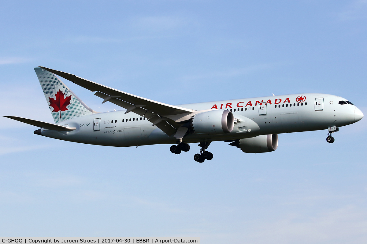 C-GHQQ, 2014 Boeing 787-8 Dreamliner C/N 35263, ebbr