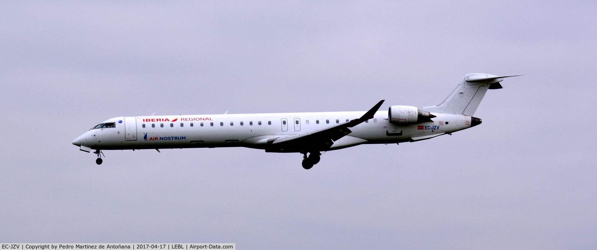 EC-JZV, 2007 Bombardier CRJ-900 (CL-600-2D24) C/N 15117, El Prat  -  Barcelona  -  España