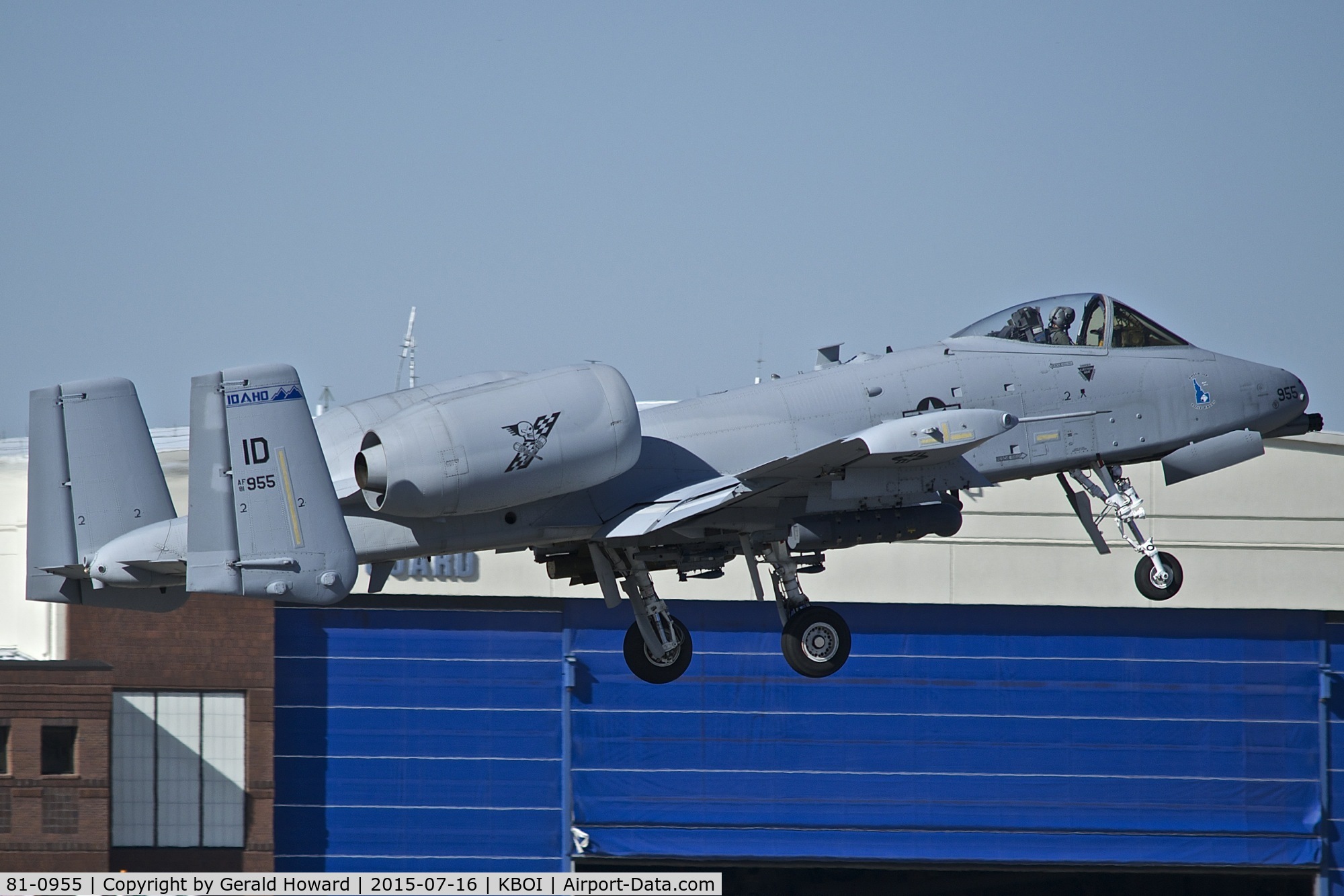 81-0955, 1981 Fairchild Republic A-10C Thunderbolt II C/N A10-0650, Departing RWY 28L.