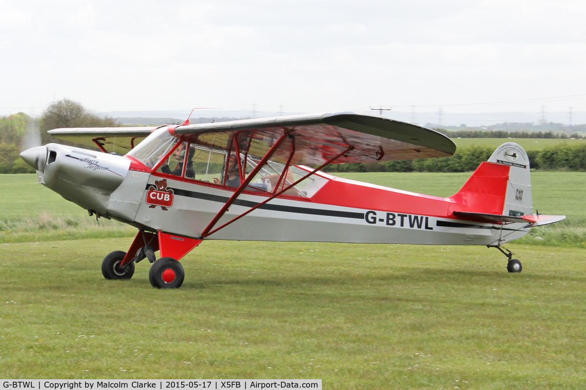 G-BTWL, 1992 Wag-Aero Sport Trainer C/N PFA 108-10893, Wag-Aero Sport Trainer at Fishburn Airfield UK. May 17th 2015.
