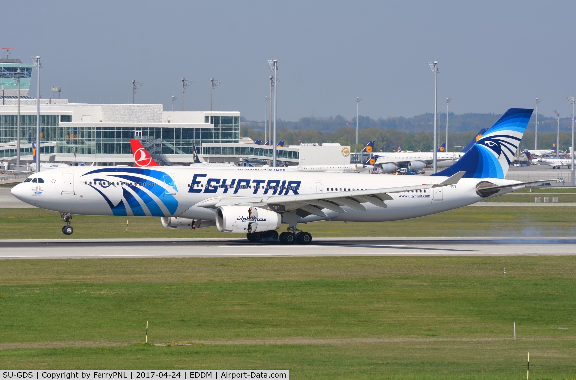 SU-GDS, 2010 Airbus A330-343X C/N 1143, Arrival of Egyptair A333 from CAI.