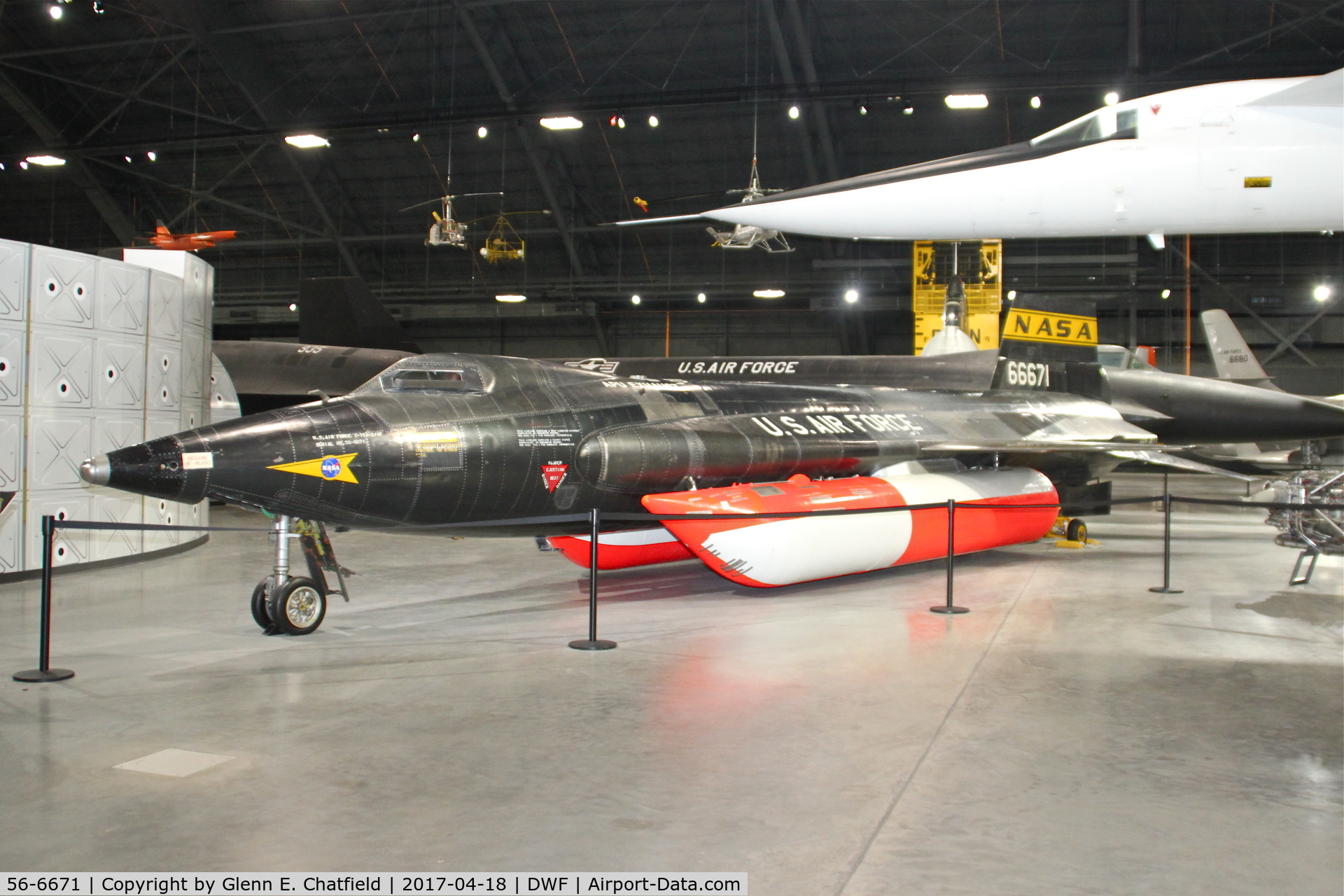 56-6671, 1956 North American X-15A-2 C/N 240-2, NMUSAF
