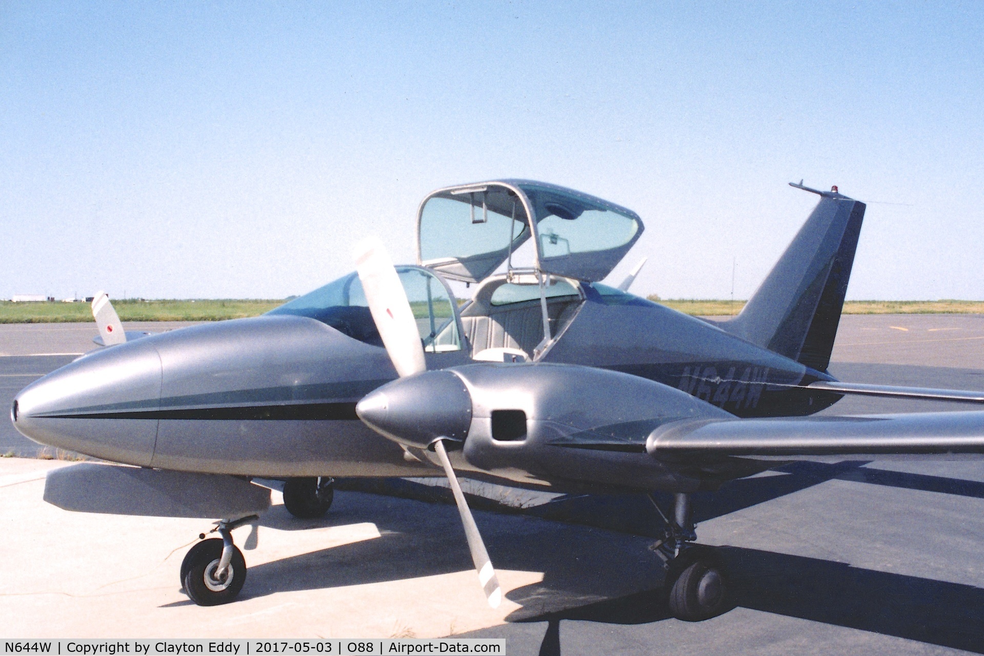 N644W, 1967 Wing D-1 Derringer C/N 3, Rio Vista Airport California 1990's?
