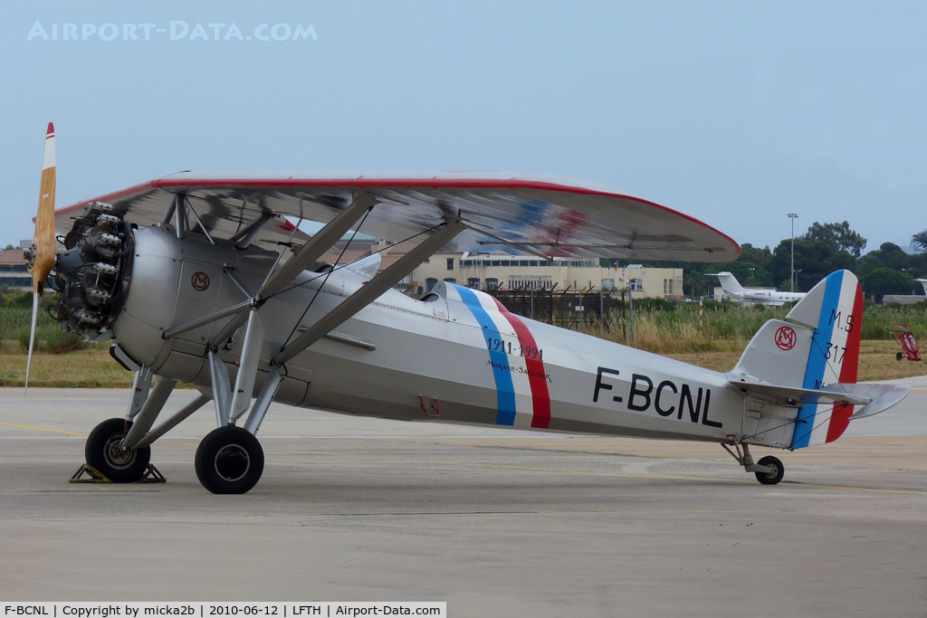 F-BCNL, Morane-Saulnier MS.317 C/N 6527, Parked