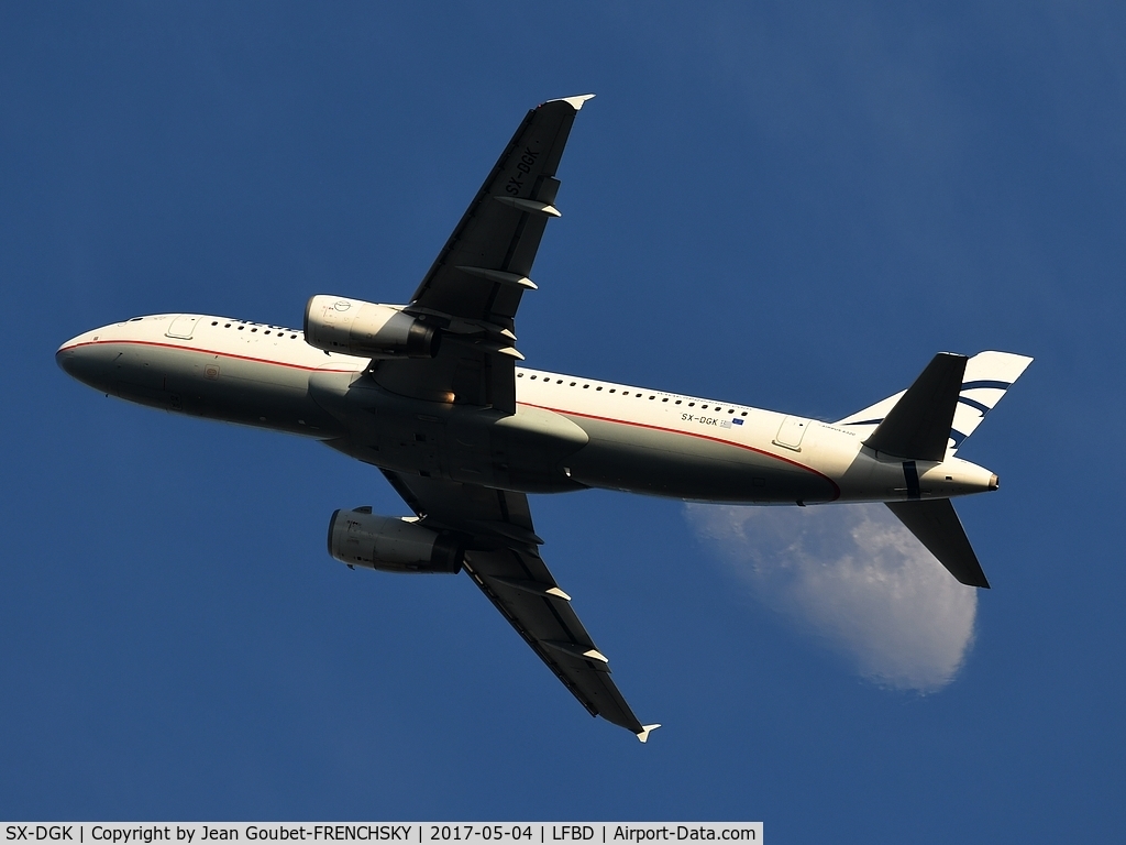 SX-DGK, 2009 Airbus A320-232 C/N 3748, Aegean Airlines A3419 to Heraklion (HER)