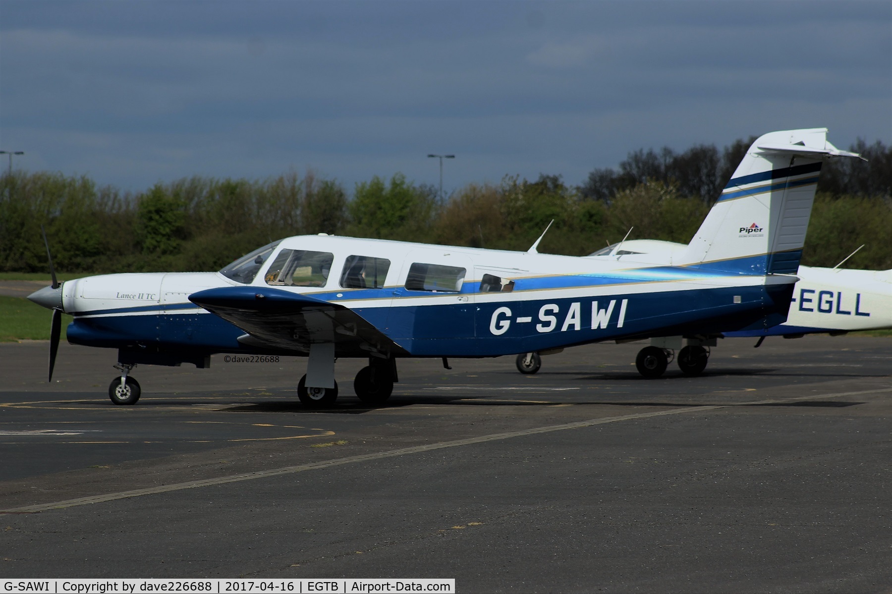 G-SAWI, 1978 Piper PA-32RT-300T Turbo Lance II C/N 32R-7887069, G SAWI at Wycombe Air Park