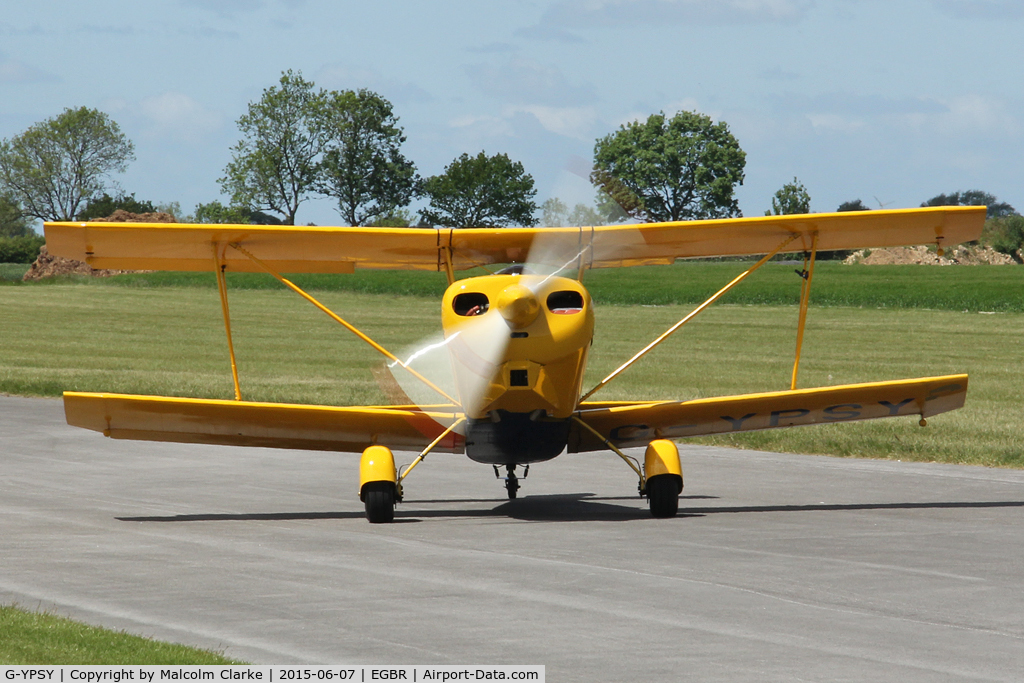 G-YPSY, 1988 Andreasson BA-4B C/N PFA 038-10352, Andreasson BA-4B at Breighton Airfield's Radial Fly-In. June 7th 2015.