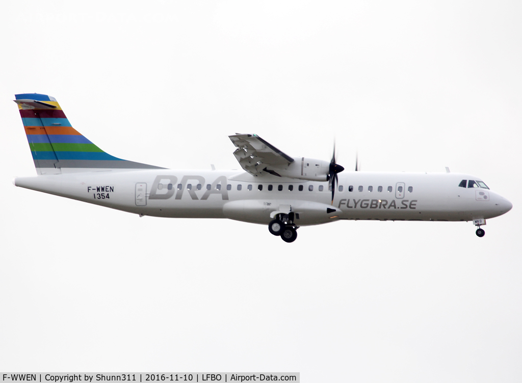 F-WWEN, 2015 ATR 72-600 C/N 1254, C/n 1254 - To be SE-MKG