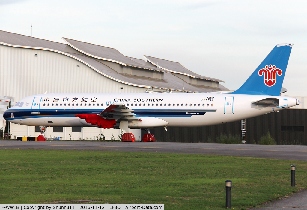 F-WWIB, 2016 Airbus A320-271N C/N 7269, C/n 7269 - To be B-8670