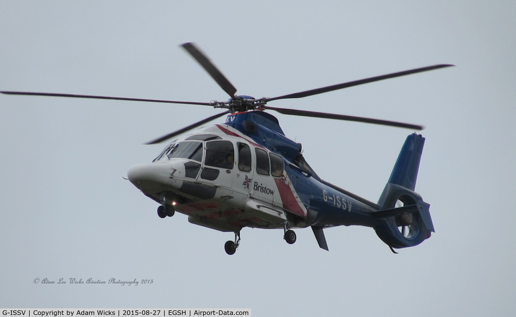 G-ISSV, 2006 Eurocopter EC-155B-1 C/N 6757, Approaching 27 R