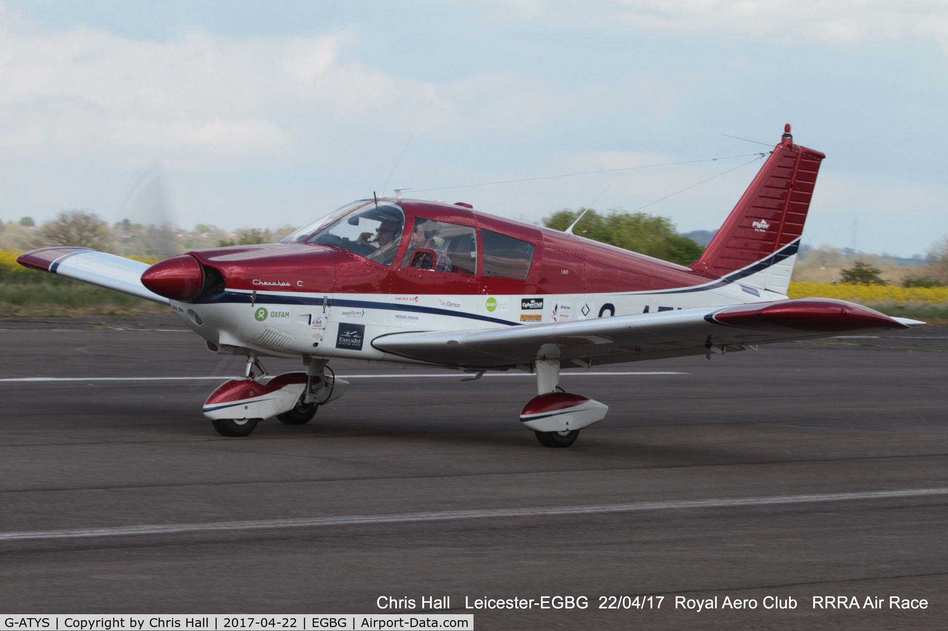 G-ATYS, 1966 Piper PA-28-180 Cherokee C/N 28-3296, Royal Aero Club 3R's air race