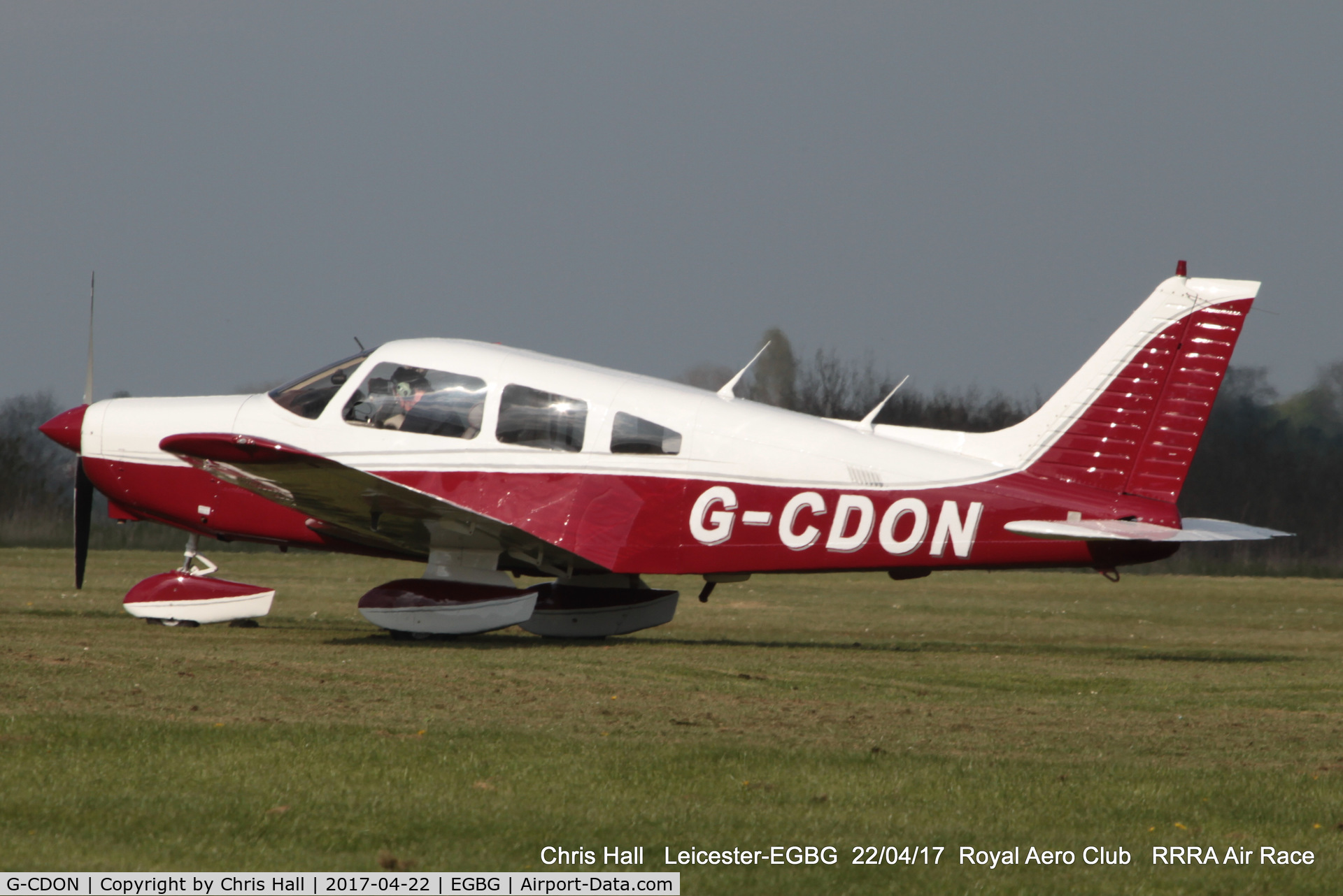 G-CDON, 1982 Piper PA-28-161 Cherokee Warrior II C/N 28-8216185, at Leicester