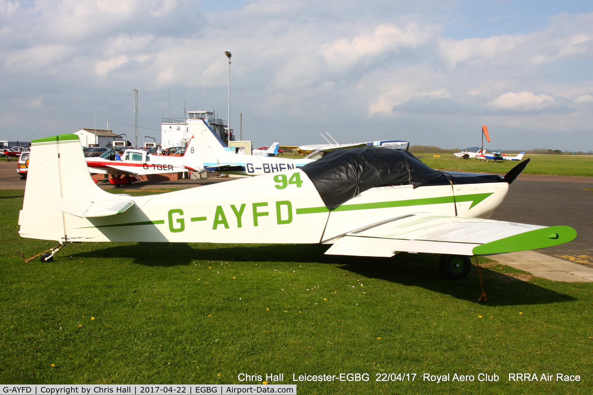 G-AYFD, 1970 Rollason Druine D-62B Condor C/N RAE/645, Royal Aero Club 3R's air race