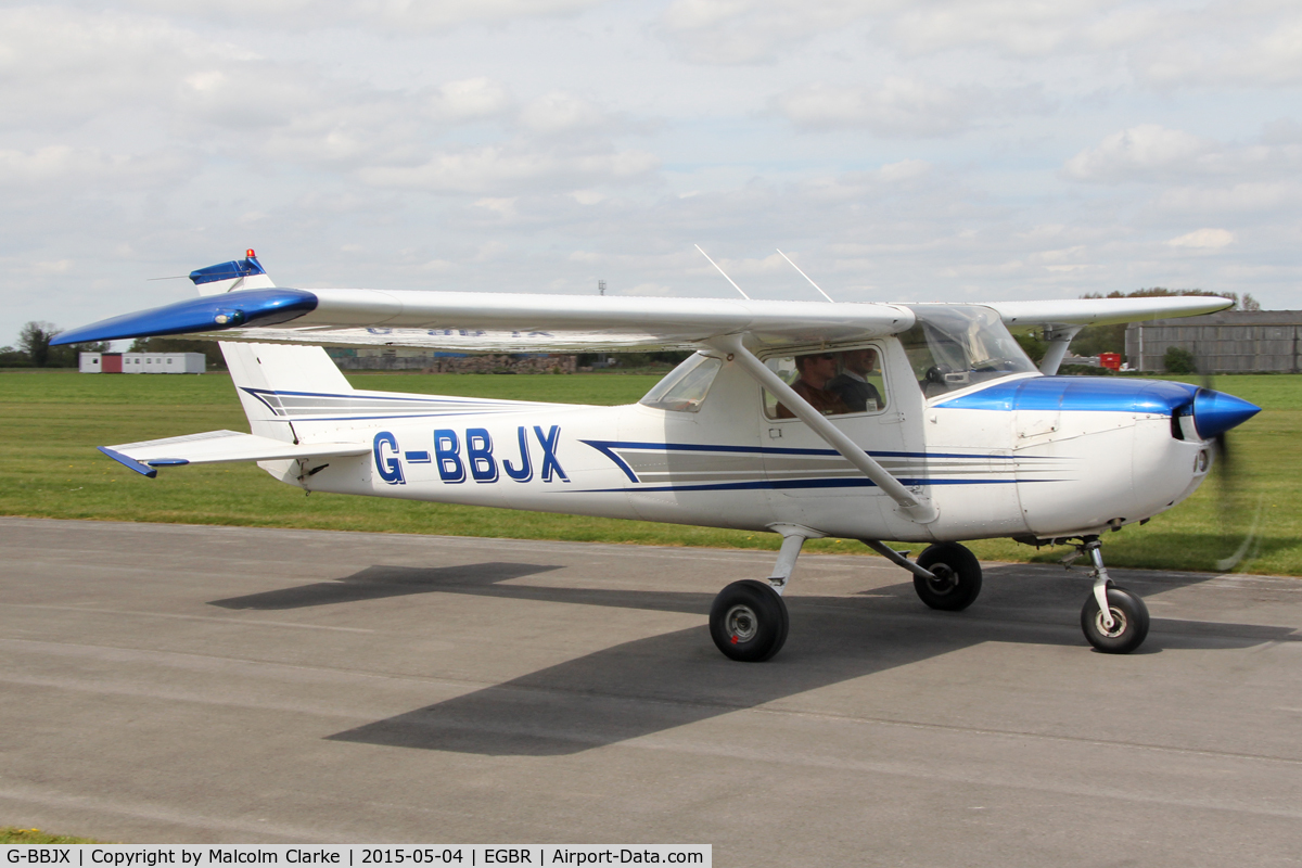 G-BBJX, 1974 Reims F150L C/N 1017, Reims F150L at Breighton Airfield's Auster Fly-In. May 4th 2015.